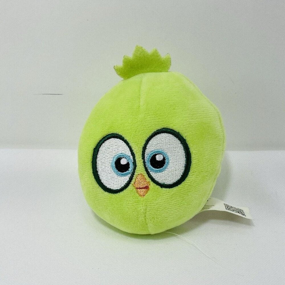 Burger King Angry Birds Vincent Green Plush Keyring Keychain Mini Small Soft Toy